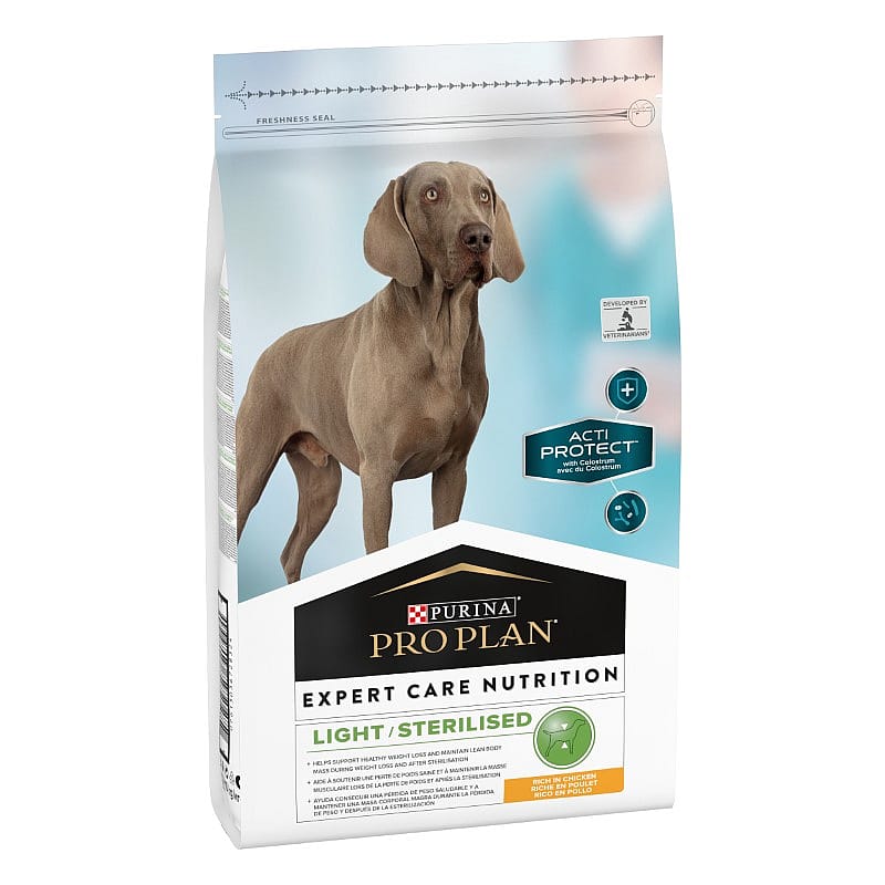 Purina Pro Plan Expert Care Dog Light Sterilised Hondenvoer Chicken 10 kg