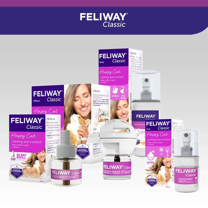 Feliway Verdamper kat Navulling 3 x 48 ml
