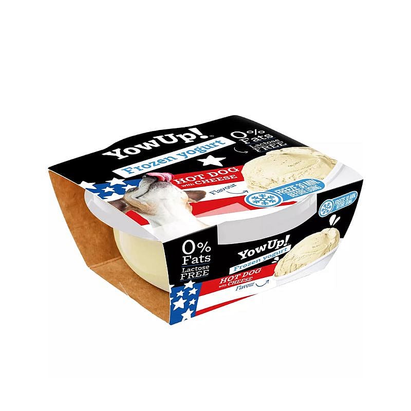 YowUp! Ice Cream Yogurt Hond Kat 110 gram Hot Dog With Cheese
