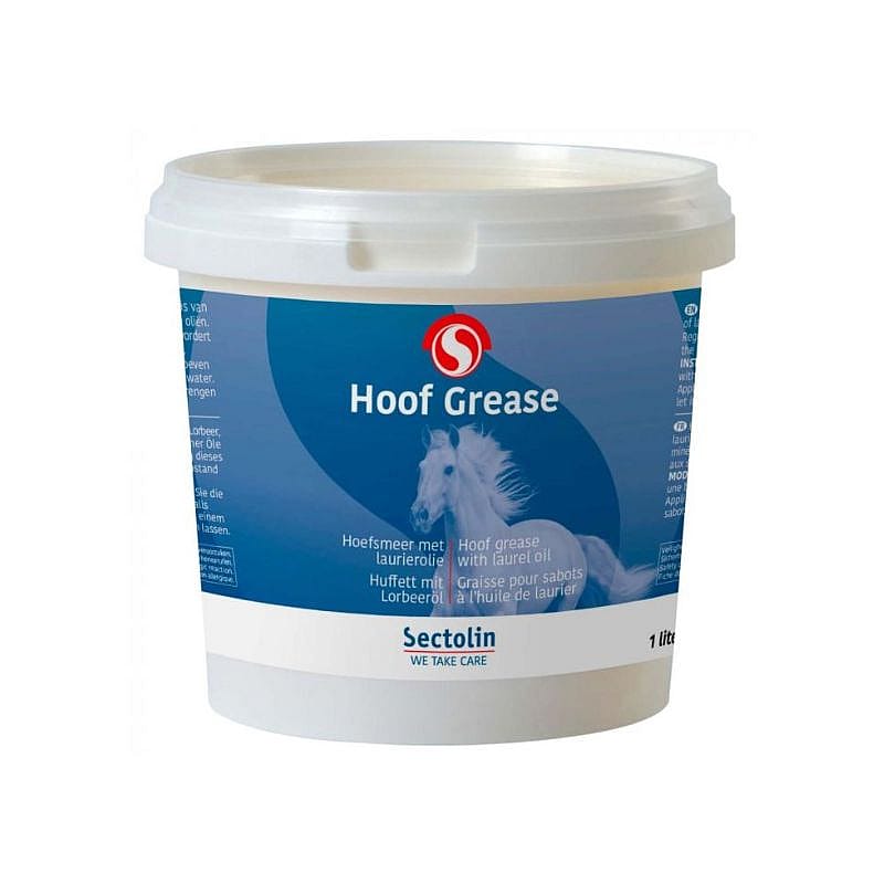 Sectolin Hoof Grease Blank Paard 1 liter