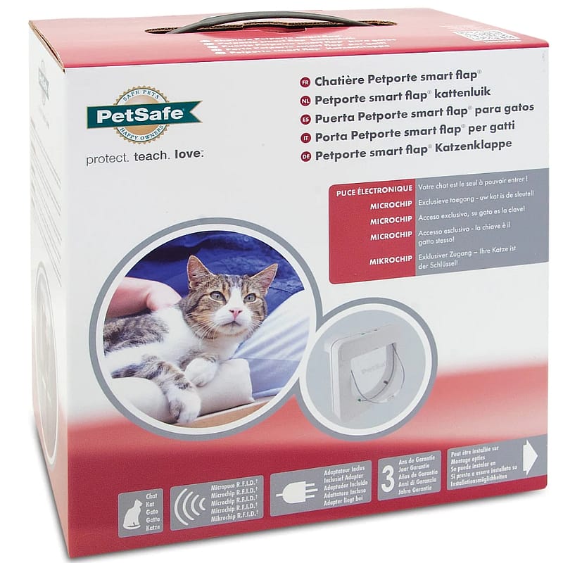 Petsafe Petporte Smart Flap Microchip Kattenluik Kattenluik - Wit