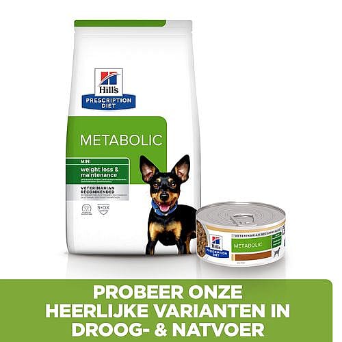 Hill's Prescription Diet Metabolic Mini Weight Management Hondenvoer Kip 6 kg