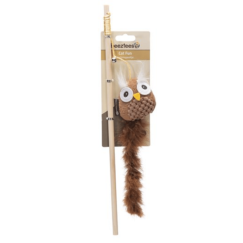Beeztees Kattenhengel met Uil Kat