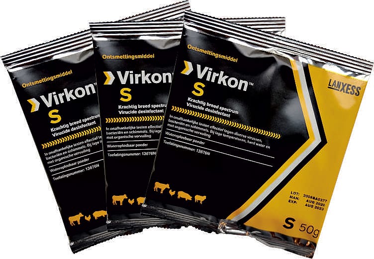 Virkon S 10 x 50 gram sachets
