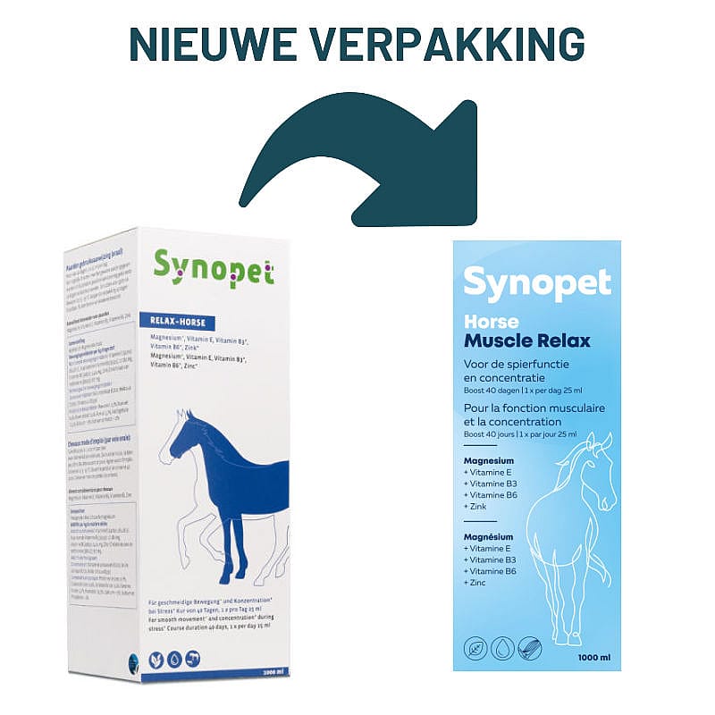 Synopet Muscle Relax Paard Kalmering 1000 ml