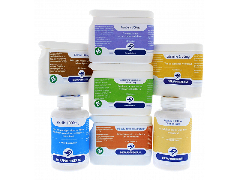 Dierapotheker Huisdierenmerk Multivitamines en Mineralen ca. 200 dragees