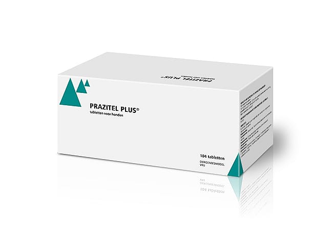 Prazitel Plus Ontwormingstabletten Hond 104 stuks