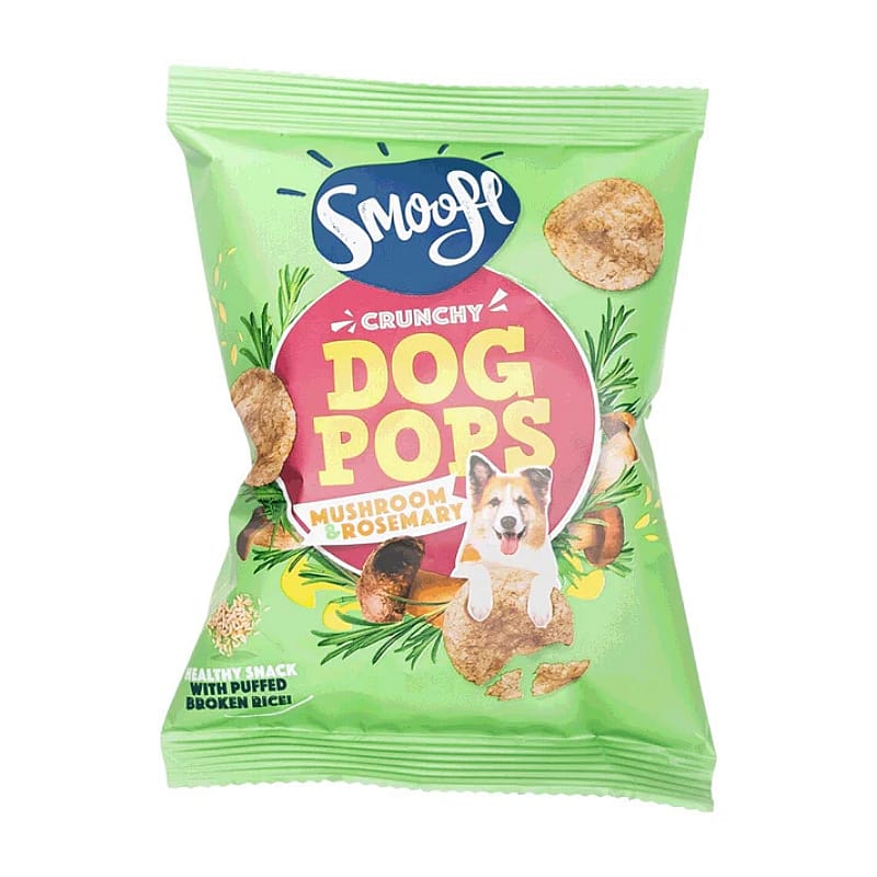 Smoofl Dog Pops! Snacks 24 gram Paddenstoel & rozemarijn