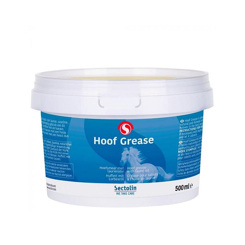 Sectolin Hoof Grease Blank Paard 500 ml