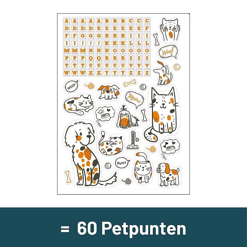 stickers, pet accessories, cats, dogs, paw prints