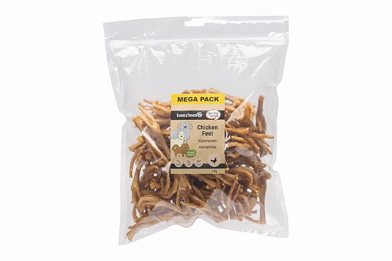 Beeztees Kippenpoten Mega Pack Hondensnack 1 kg