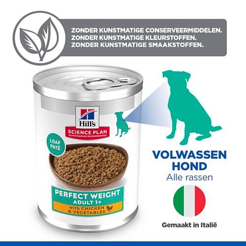 hondenvoer, blikvoer, volwassenenhond, kip en groenten, graanvrij?