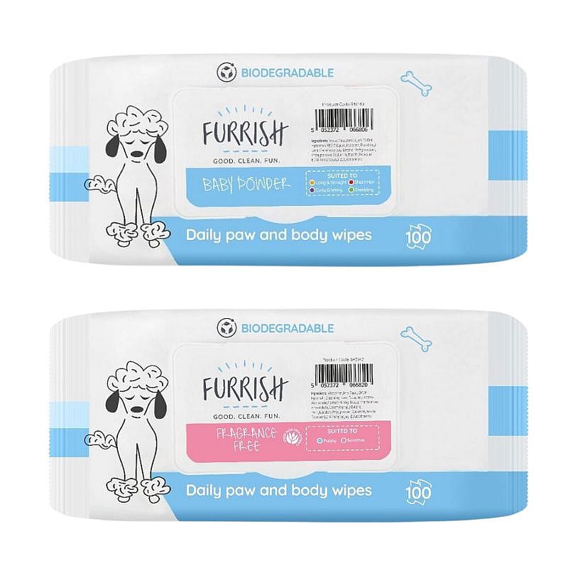 Furrish Verzorgende doekjes 100 stuks Hond