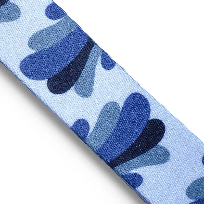 Morso Honden Halsband Gerecycled Small Splash Blauw