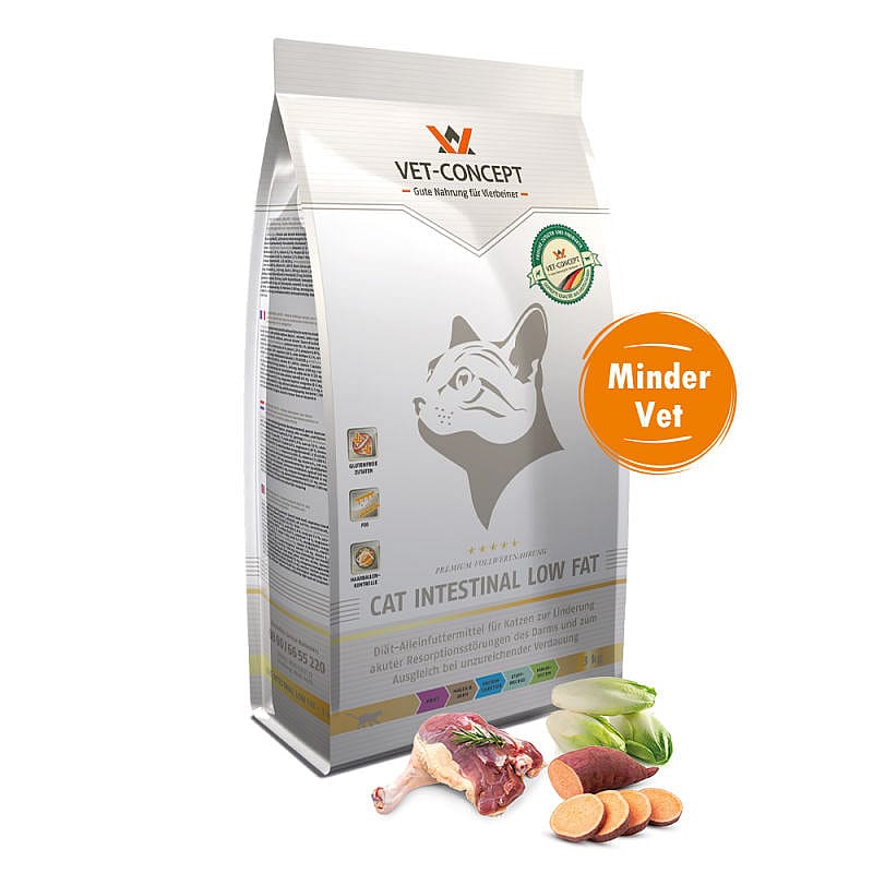 Vet-Concept Intestinal Low Fat Kattenvoer