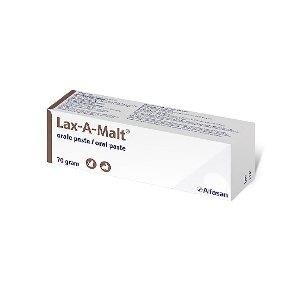 Alfasan Lax-A-Malt haarbalpasta voor katten en konijnen 70 gram