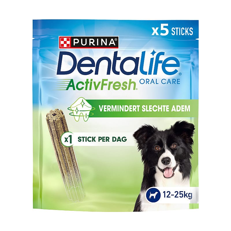 Purina DentaLife ActivFresh Hond Medium - 5 sticks
