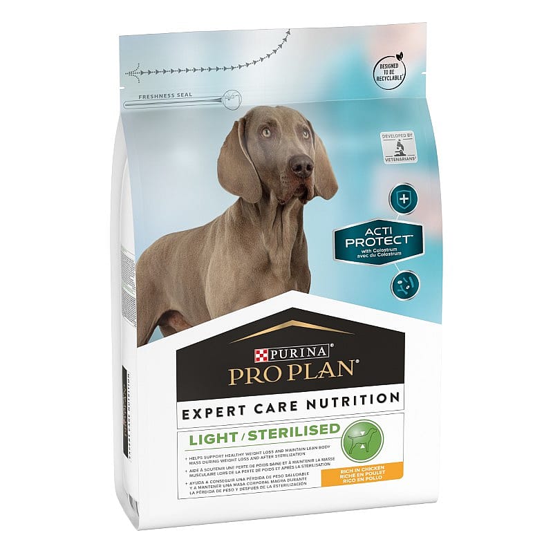 Purina Pro Plan Expert Care Dog Light Sterilised Hondenvoer Chicken 3 kg