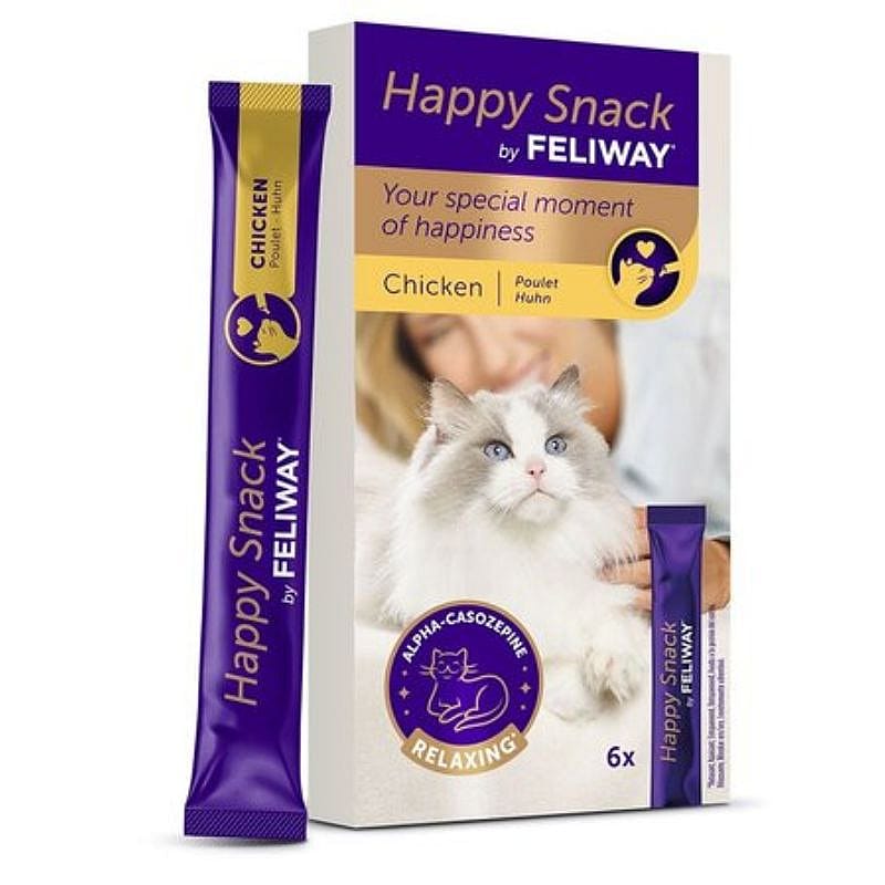 Feliway Happy Snack Kat 6 x 15 gram | Kip | 15329