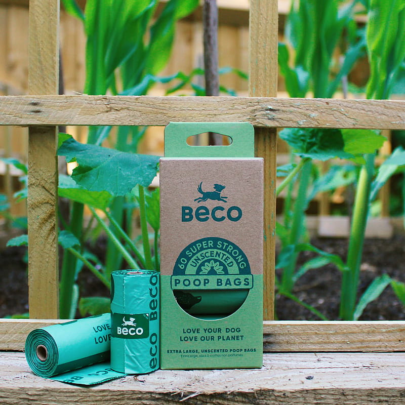 Beco Poop Bags Unscented Hond | Travel pack - 60 stuks | 12784
