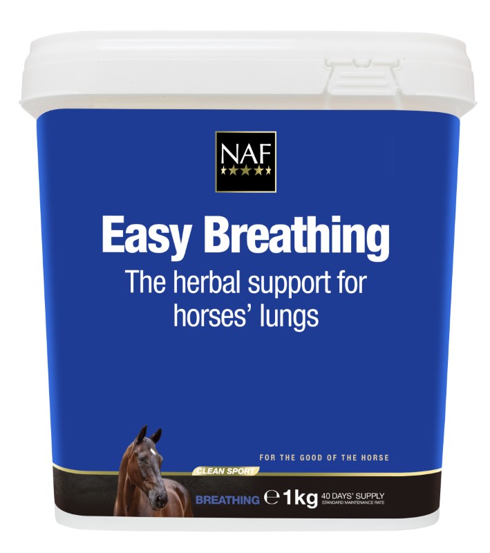 NAF Easy Breathing Gedroogd – Kruidenmix voor luchtwegondersteuning bij paarden 1 kg