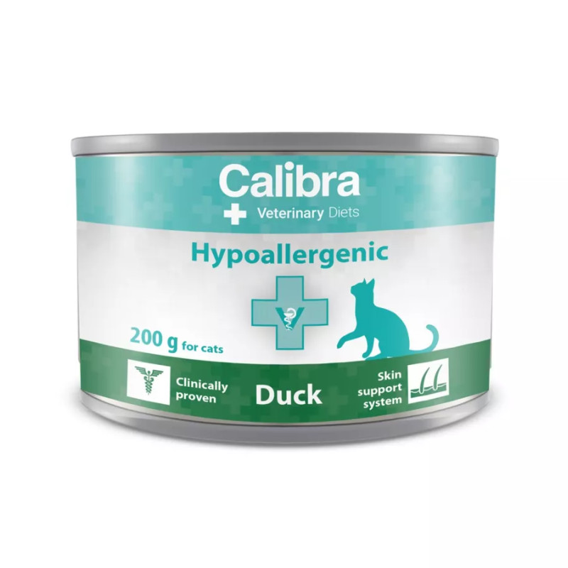 Calibra Cat Veterinary Diets Hypoallergenic Eend 6 x 200 gram