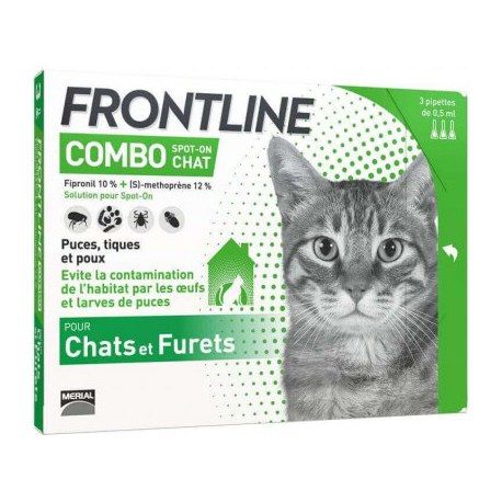 Frontline Combo Kat, Dier, Kat, Zoogdier, Huisdier
