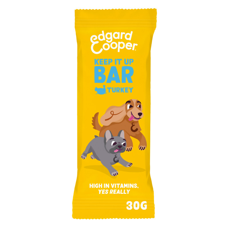 Edgard & Cooper Keep It Up Bar Kalkoen 30 gram