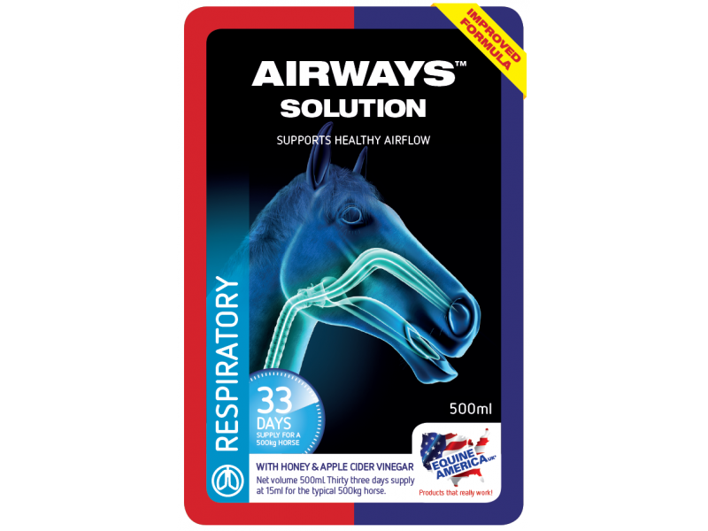 Equine America Airways Solution Paard 500 ml