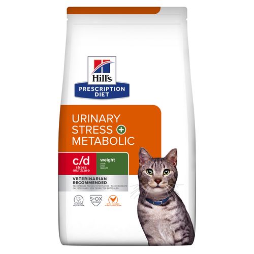 Hill's Prescription Diet CD Urinary Stress + Metabolic Kattenvoer Kip 1.5 kg