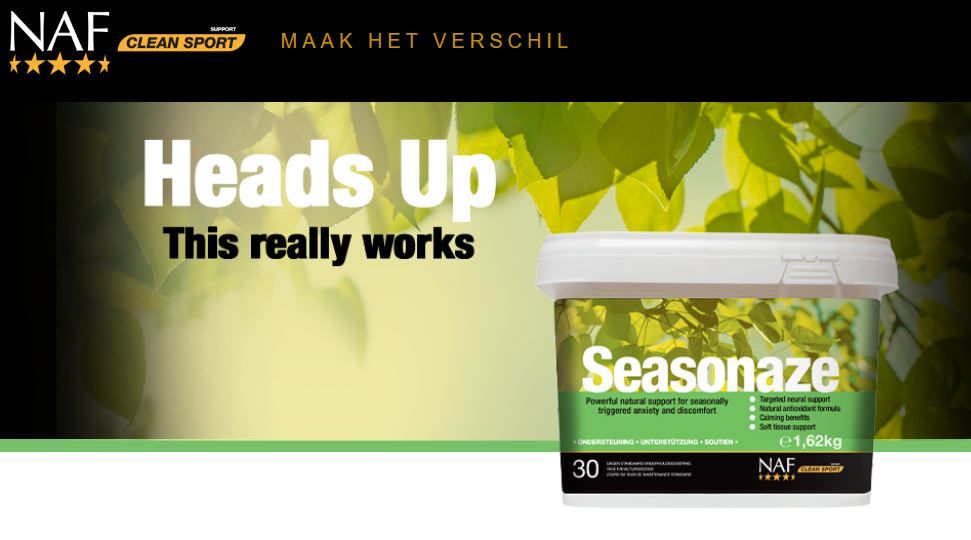 NAF Seasonaze 1,6 kg – Voor paarden met seizoensgebonden gevoeligheid