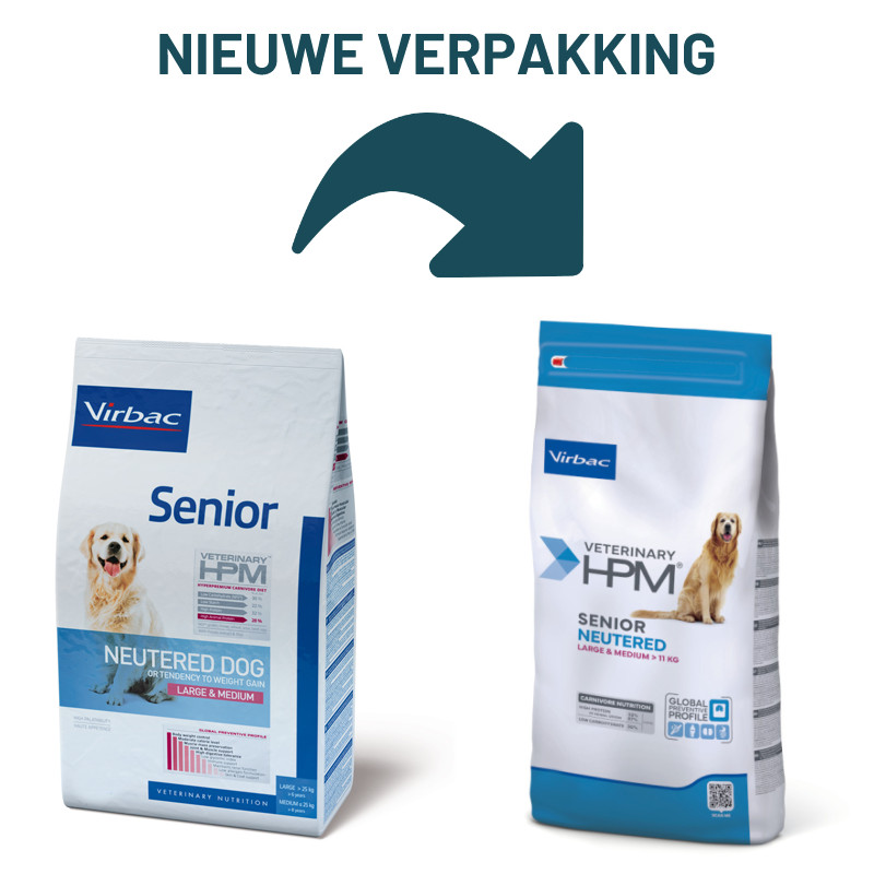 HPM Senior Neutered Dog Large & Medium 3 kg