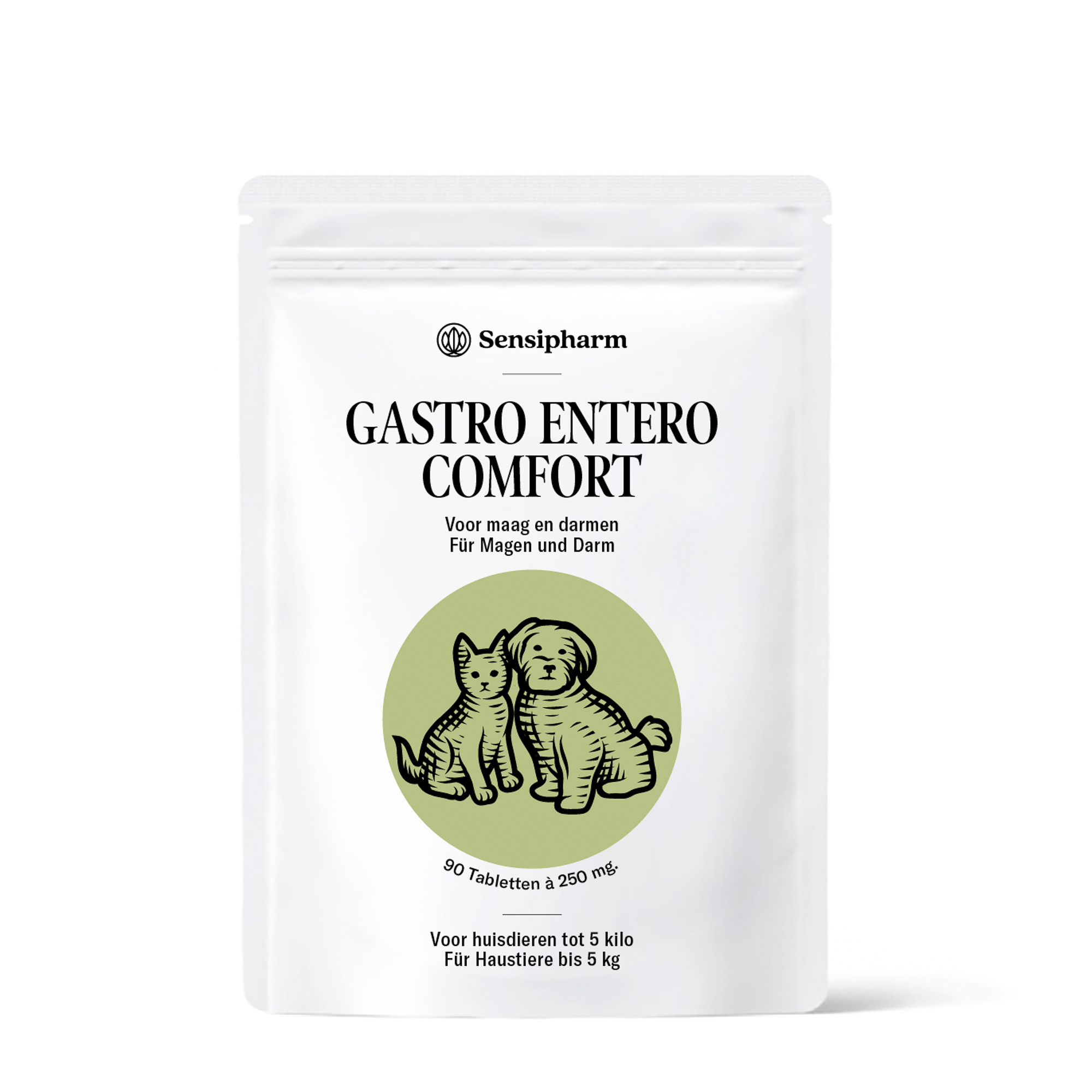 Sensipharm Gastro Entero Comfort Kleine Huisdieren 90 tabletten, Poeder