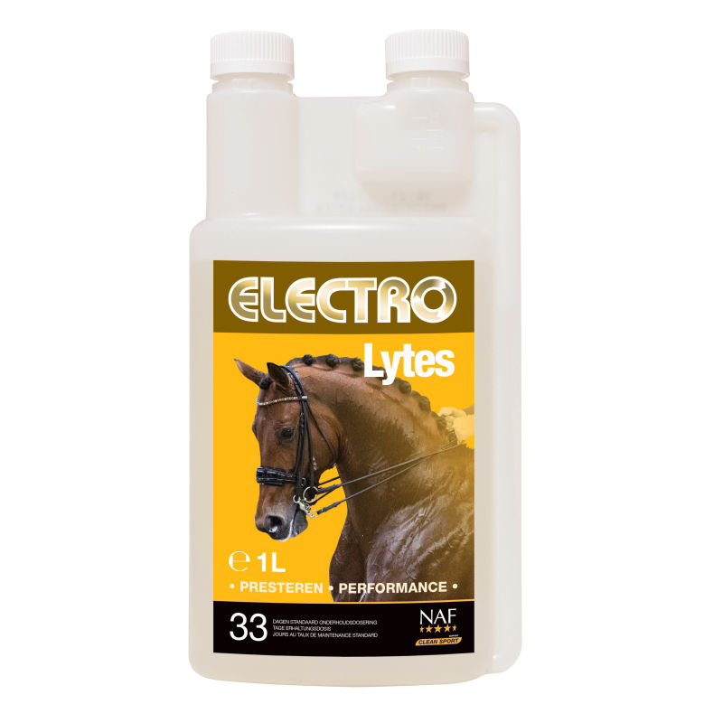 NAF Liquid Electro Lytes – Elektrolytensupplement voor paarden 1 liter