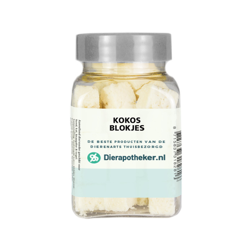 Dierapotheker Kokos Blokjes Snack 60 gram