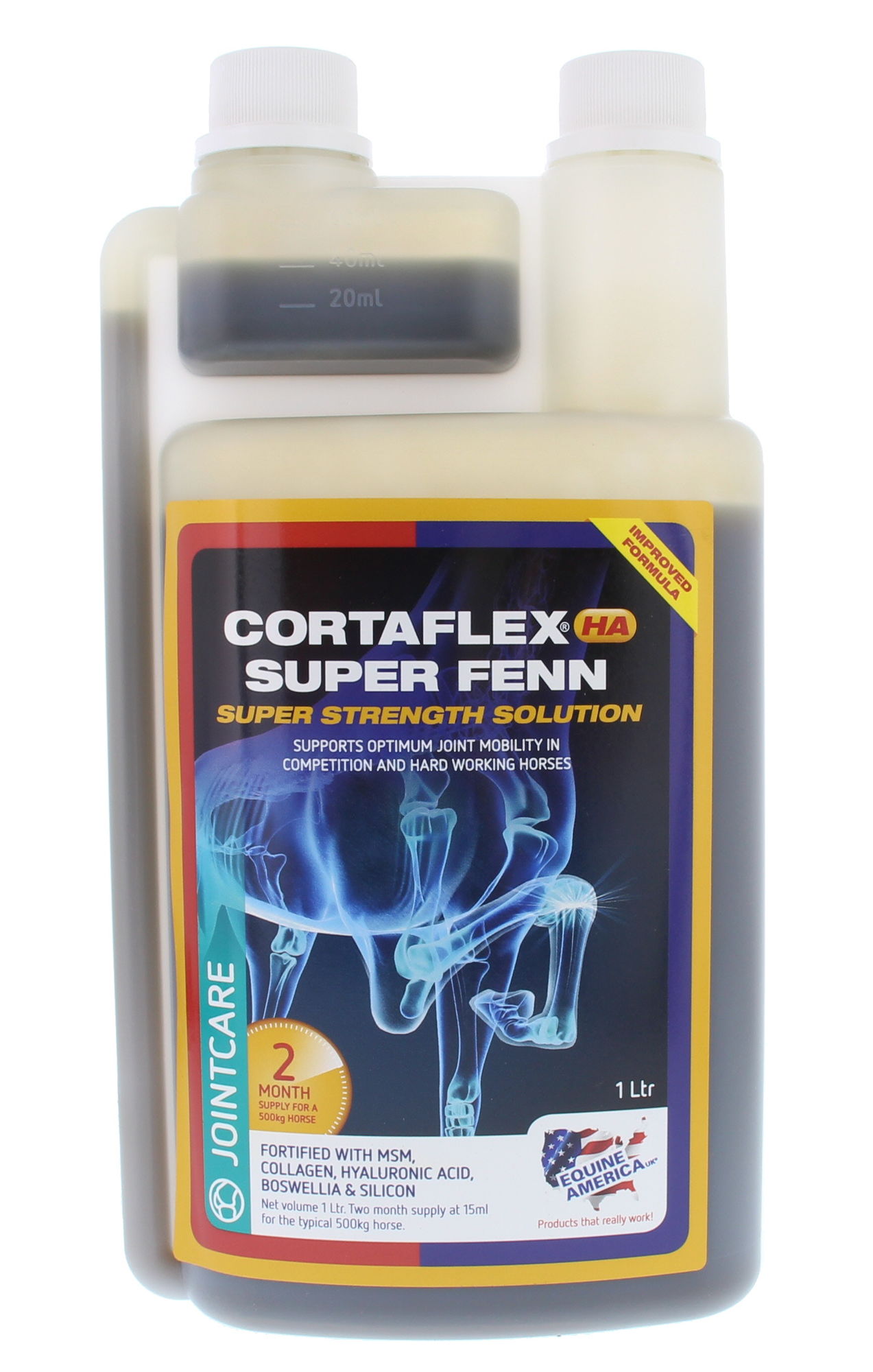 Equine America Cortaflex HA Super Fenn Super Strength HA Solution 1 liter