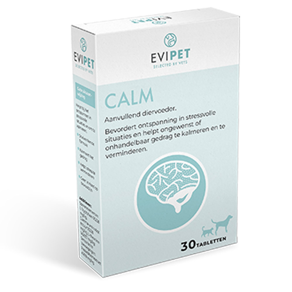 Evipet Calm Hond Kat 30 tabletten