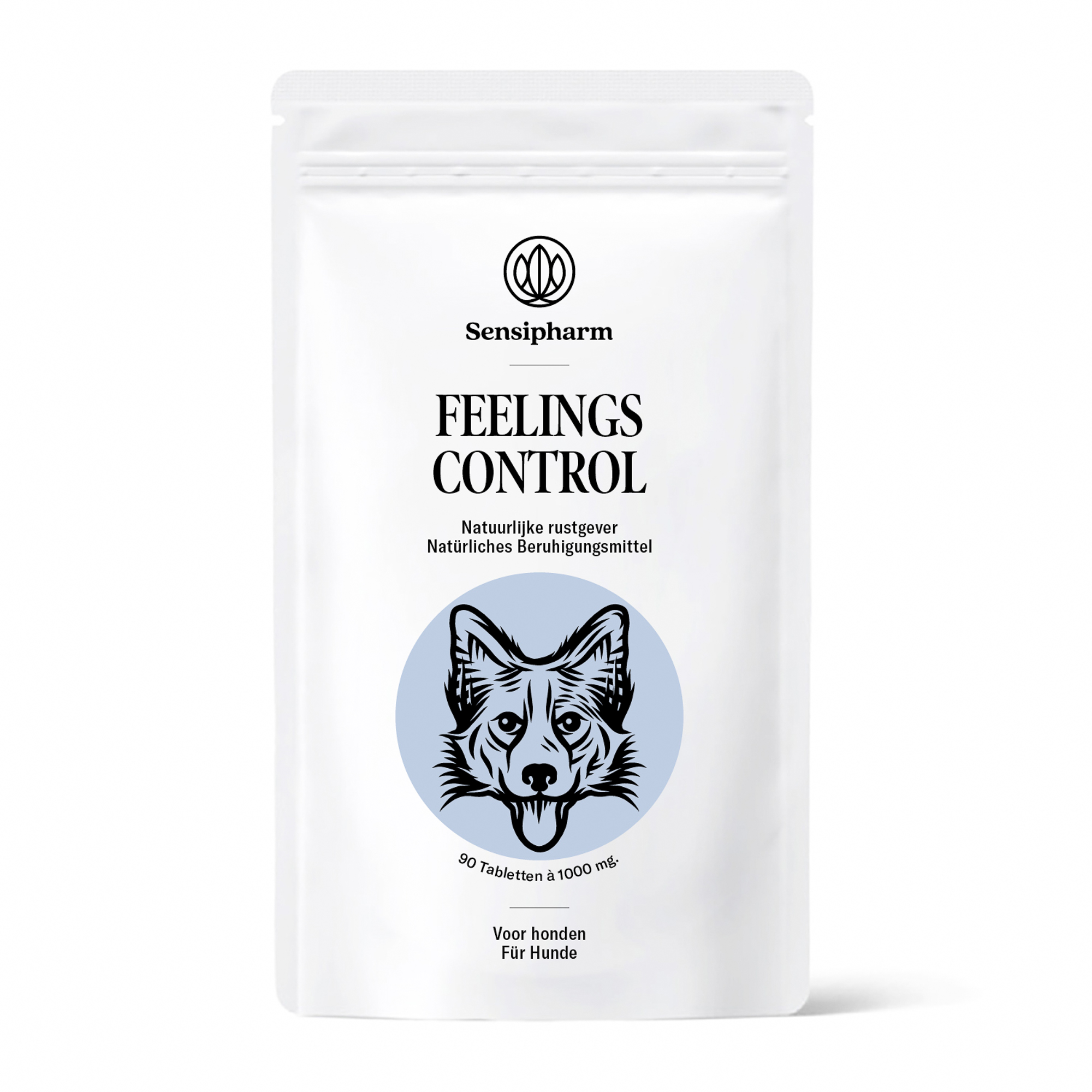 Sensipharm Feelings Control Huisdieren 90 tabletten, Hond, Zoogdier, Huisdier, Poeder