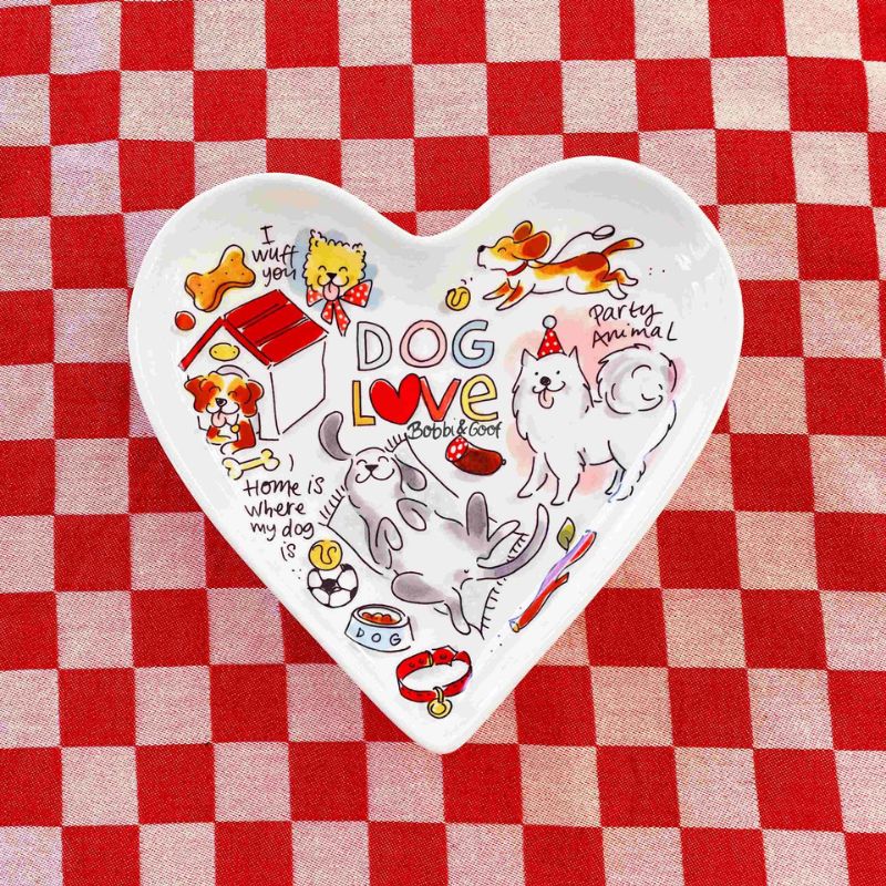 Blond Amsterdam Bord Hart Hond, Symbool, Bord