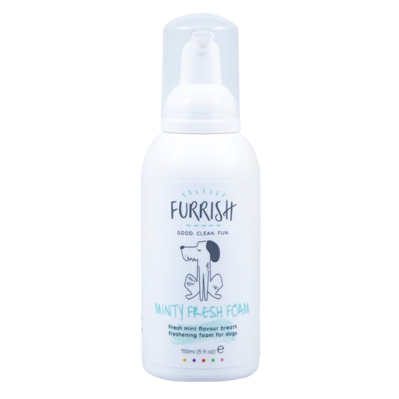 Furrish Minty Fresh Foam tandplak verwijderaar 150 ml Hond