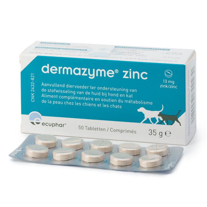 Dermazyme Zinc 50 tabletten