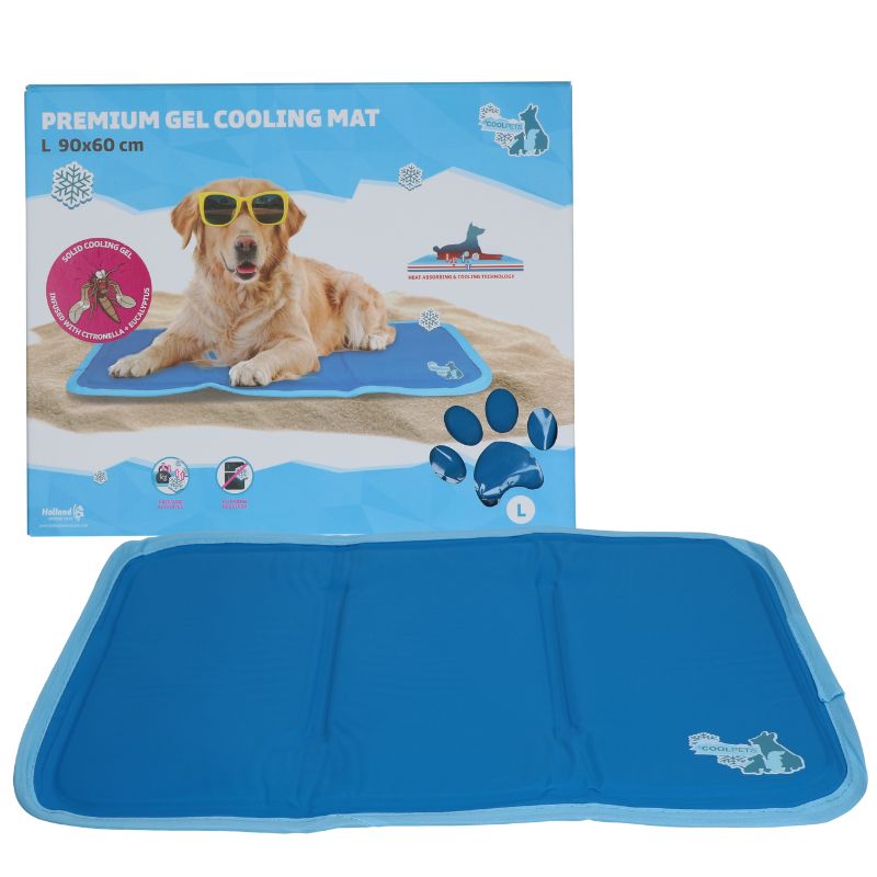 Coolpets Premium Solid Gel Cooling Mat Hond Maat Large