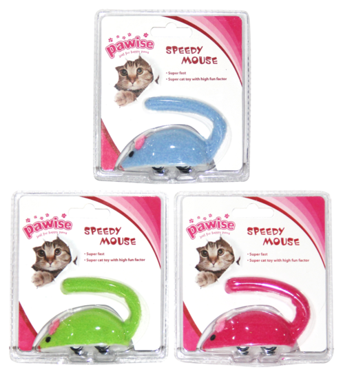 Speedy Mouse Pawise 1 stuk, Apparaat, Kat, Huisdier, Elektrisch apparaat