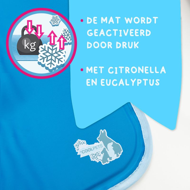 Coolpets Premium Solid Gel Cooling Mat Hond Maat X-Small