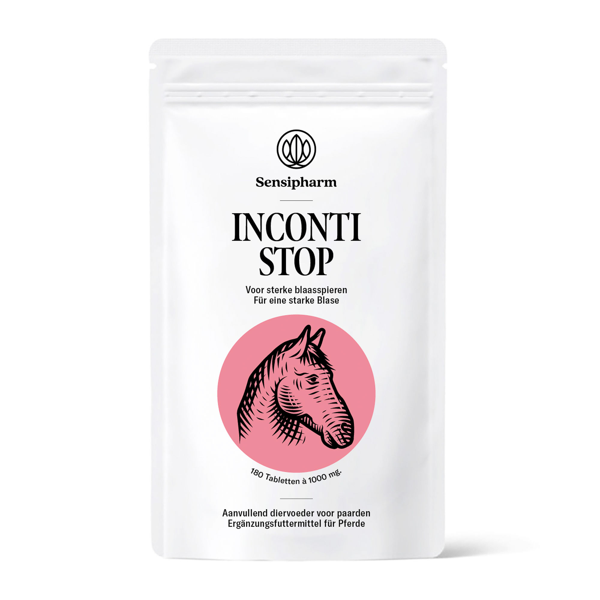 Sensipharm Inconti Stop Paard 180 tabletten, Poeder