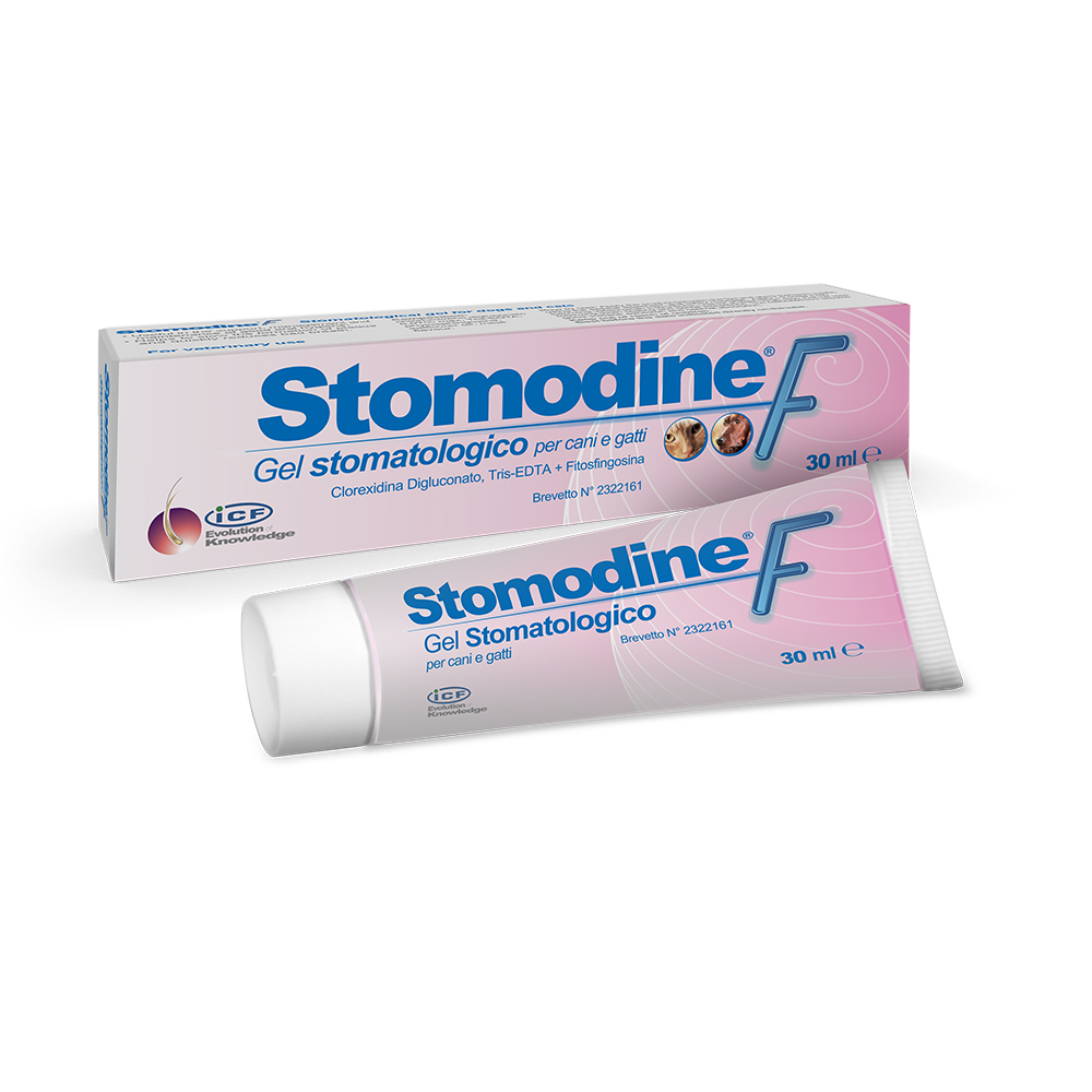 Stomodine F Mond Gel Hond Kat 30 ml