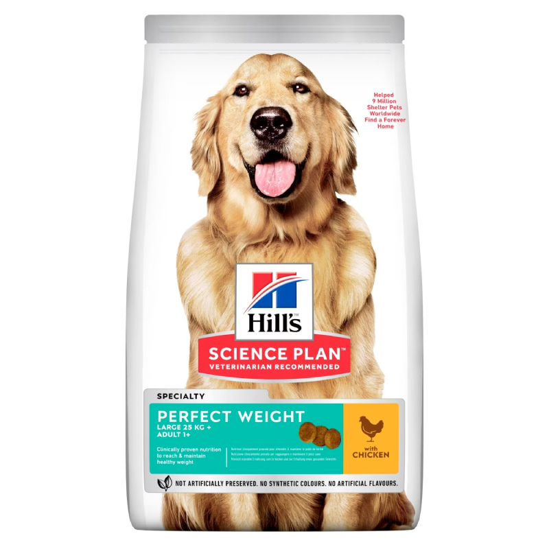 Hill's Science Plan Perfect Weight Large Breed Adult Hondenvoer Kip