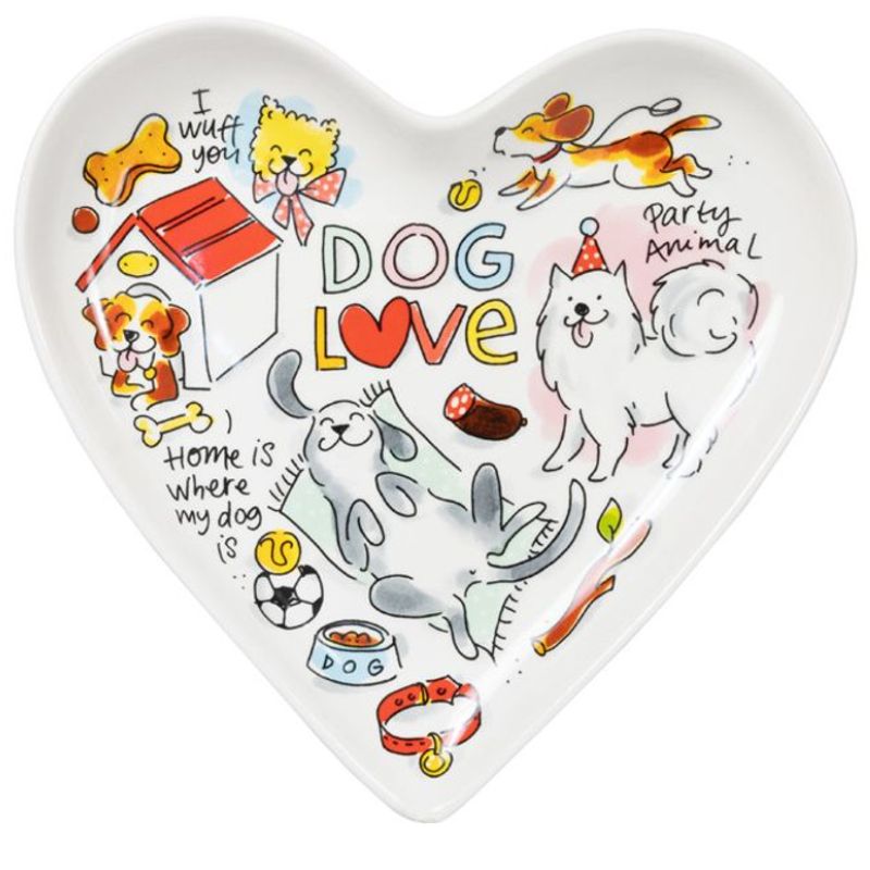 Blond Amsterdam Bord Hart Hond, Bord, Symbool