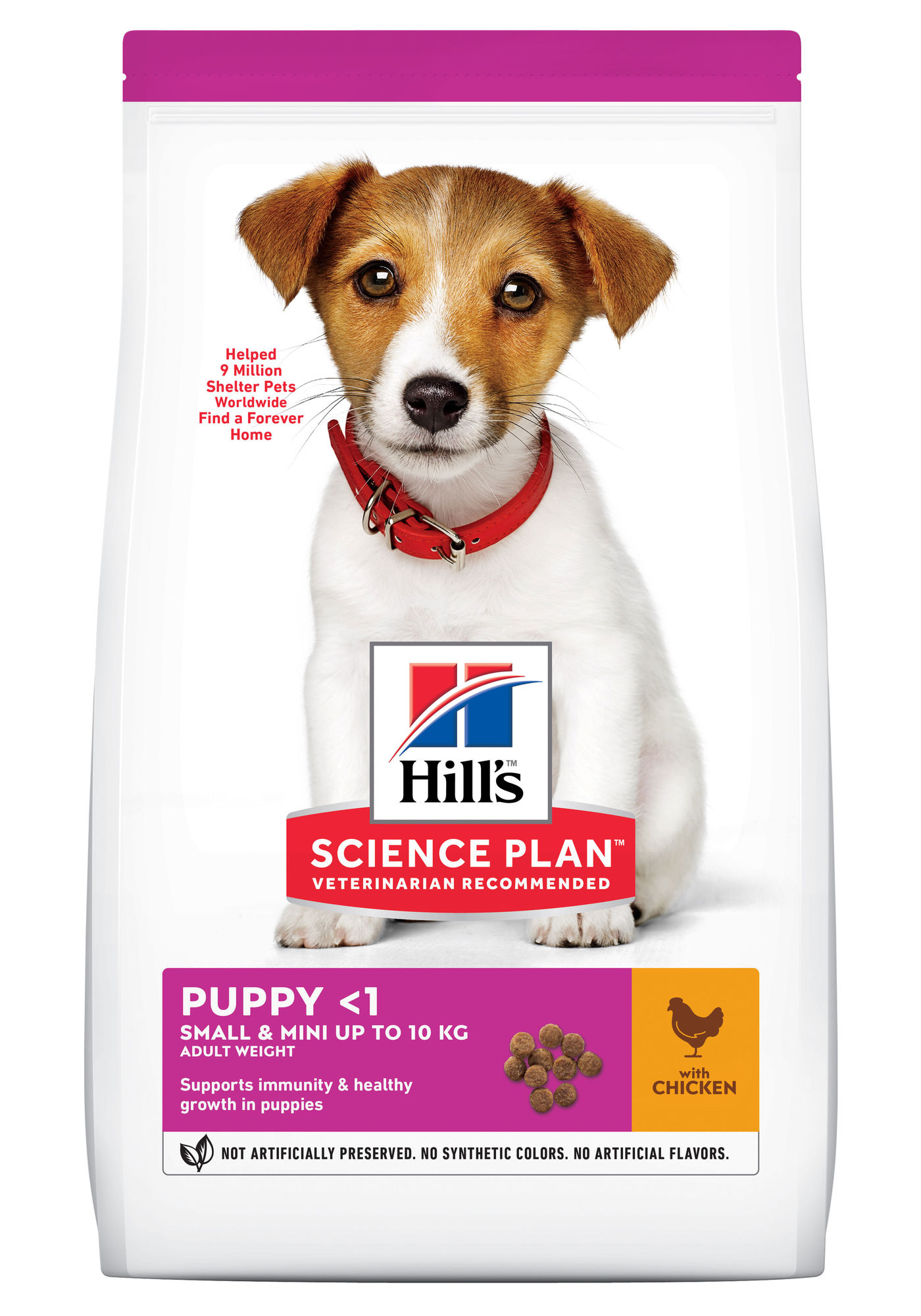 Hill's Science Plan Small & Mini Puppyvoer met Kip, Advertentie, Hond, Huisdier, Poster