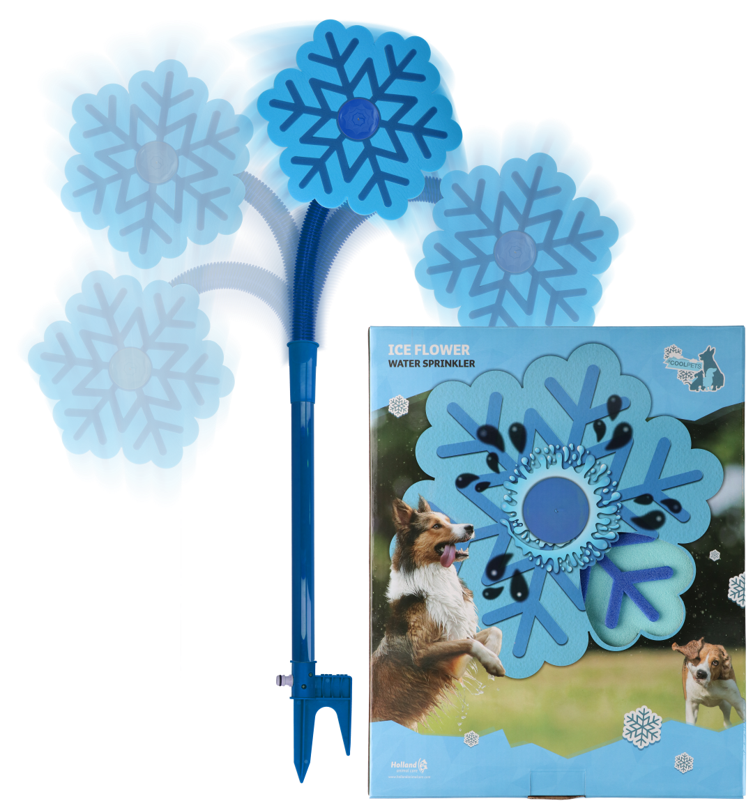 Coolpets Ice Flower Water Sproeier Hond